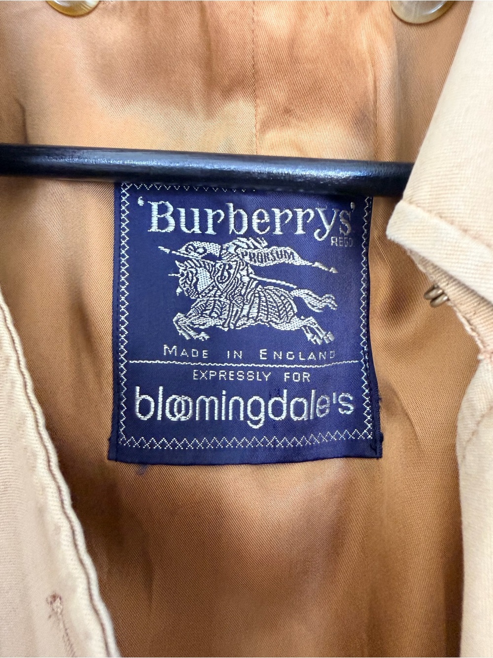 Burberry classic vintage wool trench coat M - Picture 6 of 7